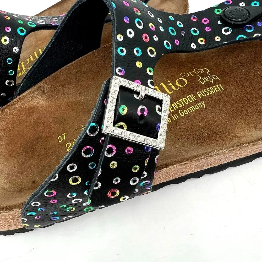 Birkenstock Papillio Madrid Gizeh colorful slide sandals - Picture 7 of 7